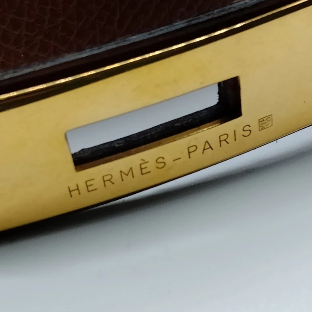 HERMES KELLY LEATHER BELT - Picture 9 of 11